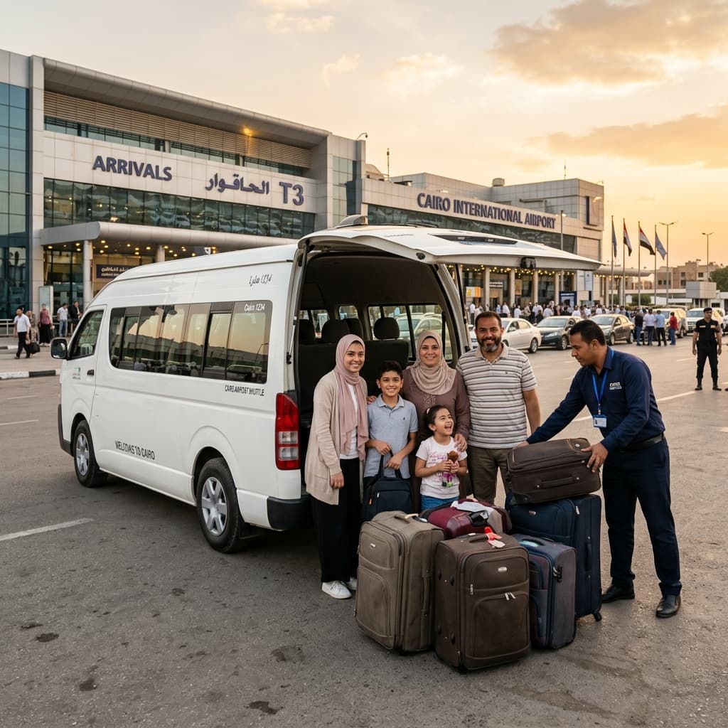 مقال: أفضل سيارات عائلية لاستقبال المغتربين في مطار القاهرة (أكثر من 5 حقائب) - كايرو إيربورت رايد